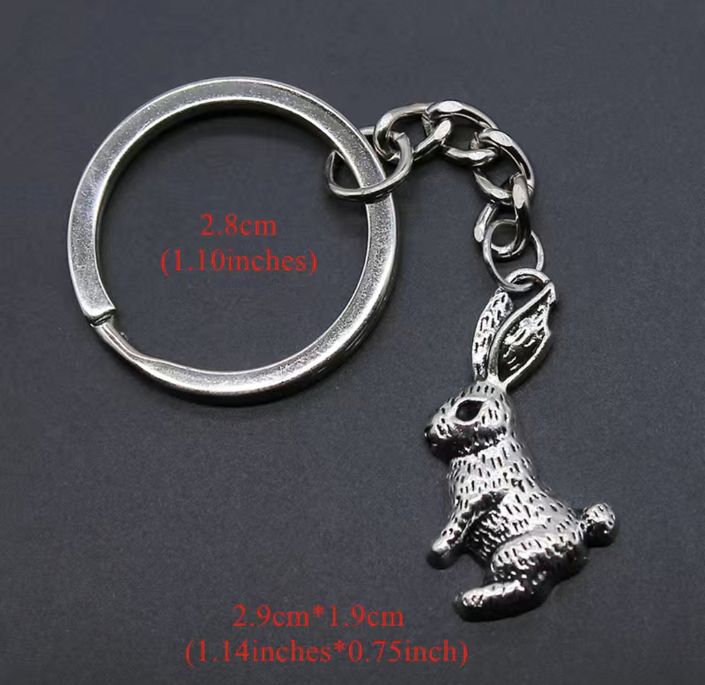 3/$25 Bunny Rabbit Keychain NEW - Picture 4 of 4